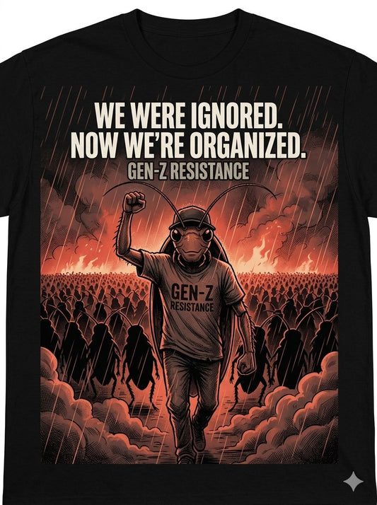 Main Bhi Cockroach Oversized Tee